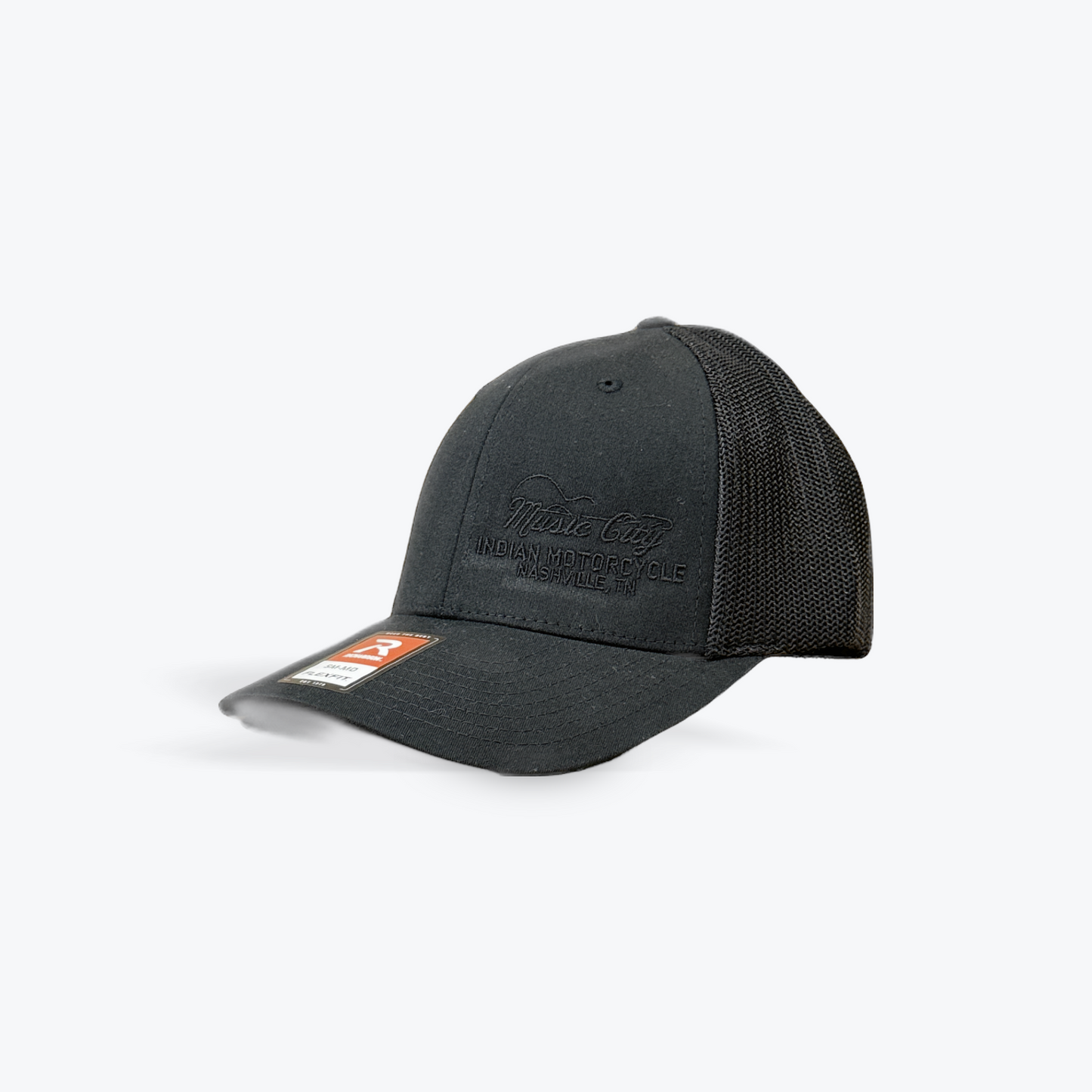 MCI HAT - BLACK/BLACK BLACKED OUT LOGO