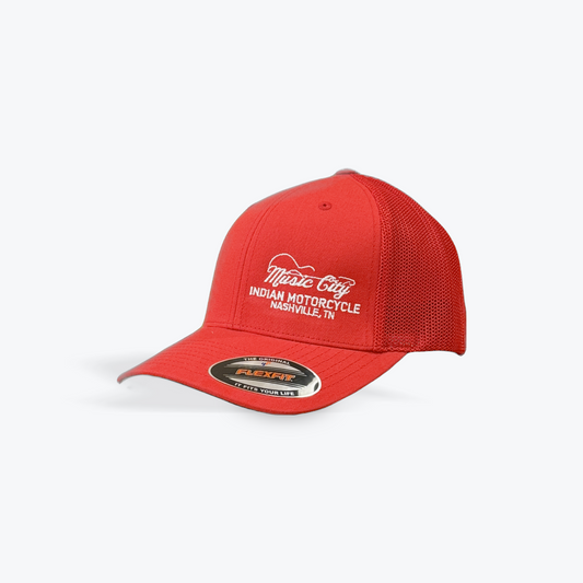 MCI HAT - RED WITH WHITE LOGO