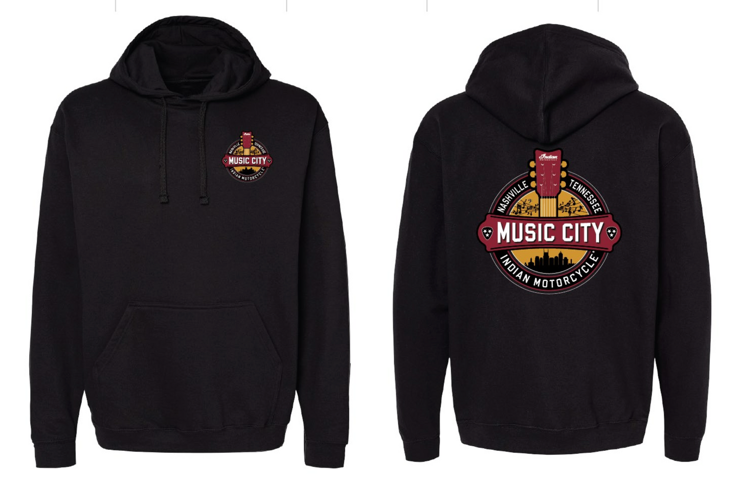 MCI GTR LOGO PULLOVER HOODIE - BLACK